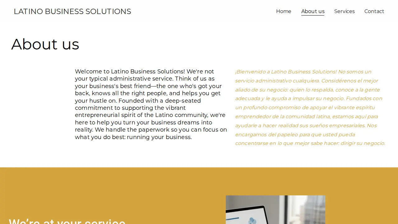 LATINO BUSINESS SOLUTIONS, LLC page