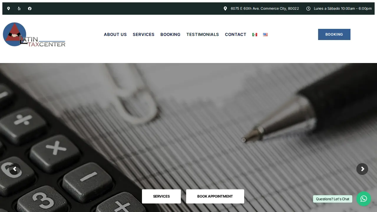 Latin Tax Center page