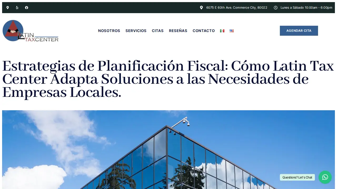 Latin Tax Center page