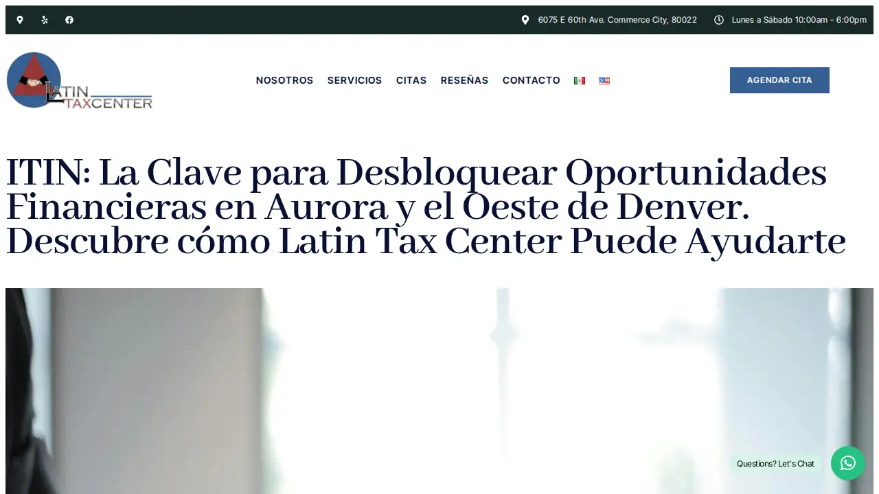 Latin Tax Center page