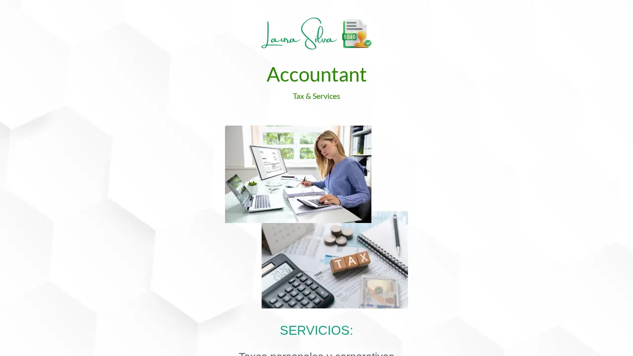 Laura Silva Tax & Services LLC website