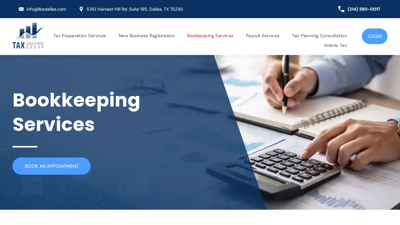 Lemus Business Services page