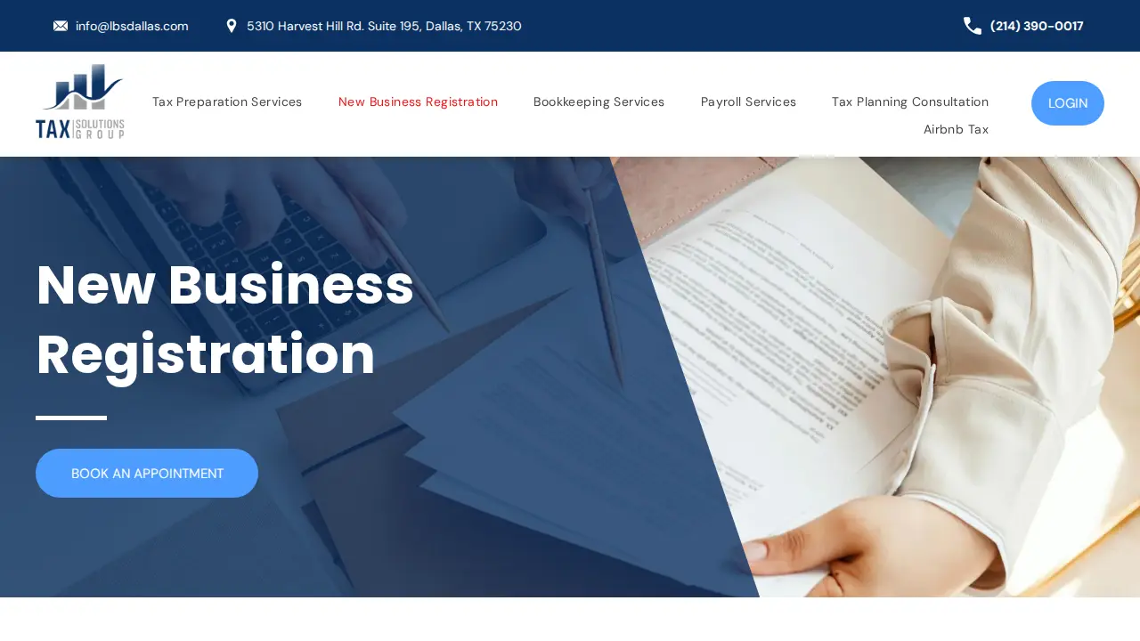 Lemus Business Services page