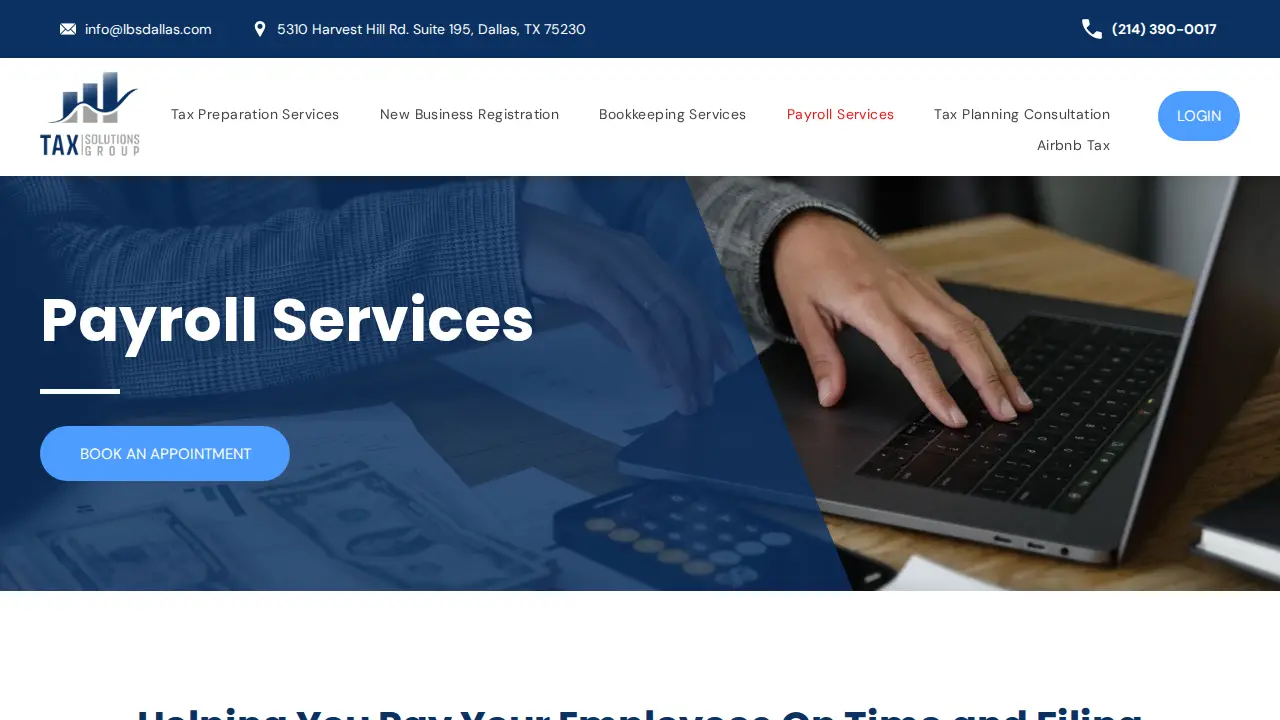 Lemus Business Services page