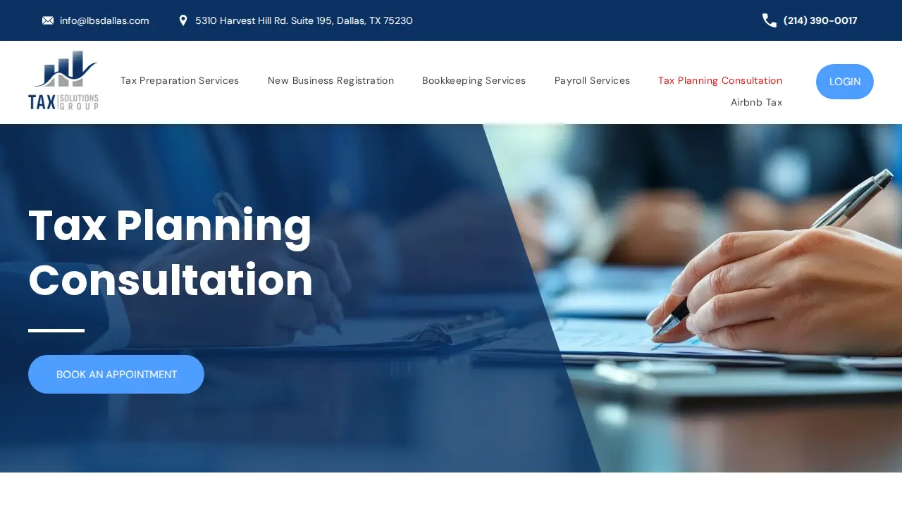Lemus Business Services page