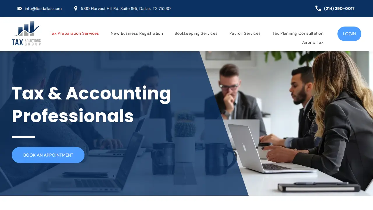 Lemus Business Services page