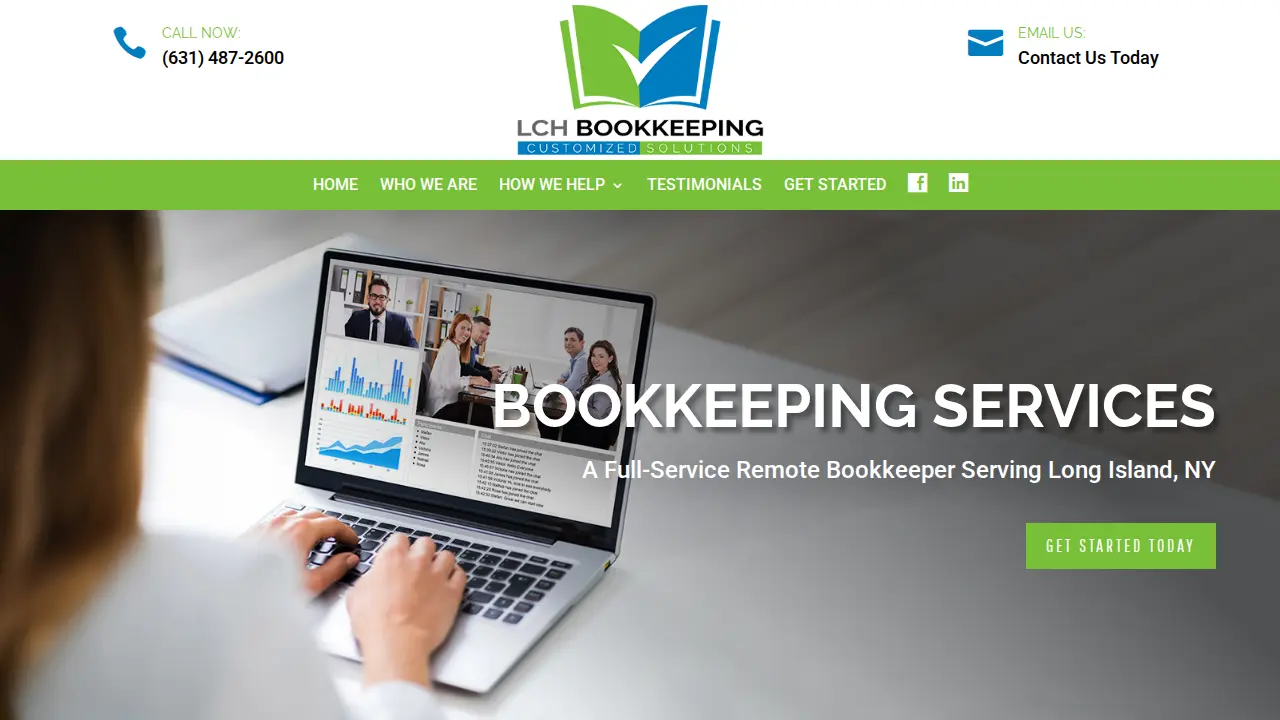 LCH Bookkeeping LLC page