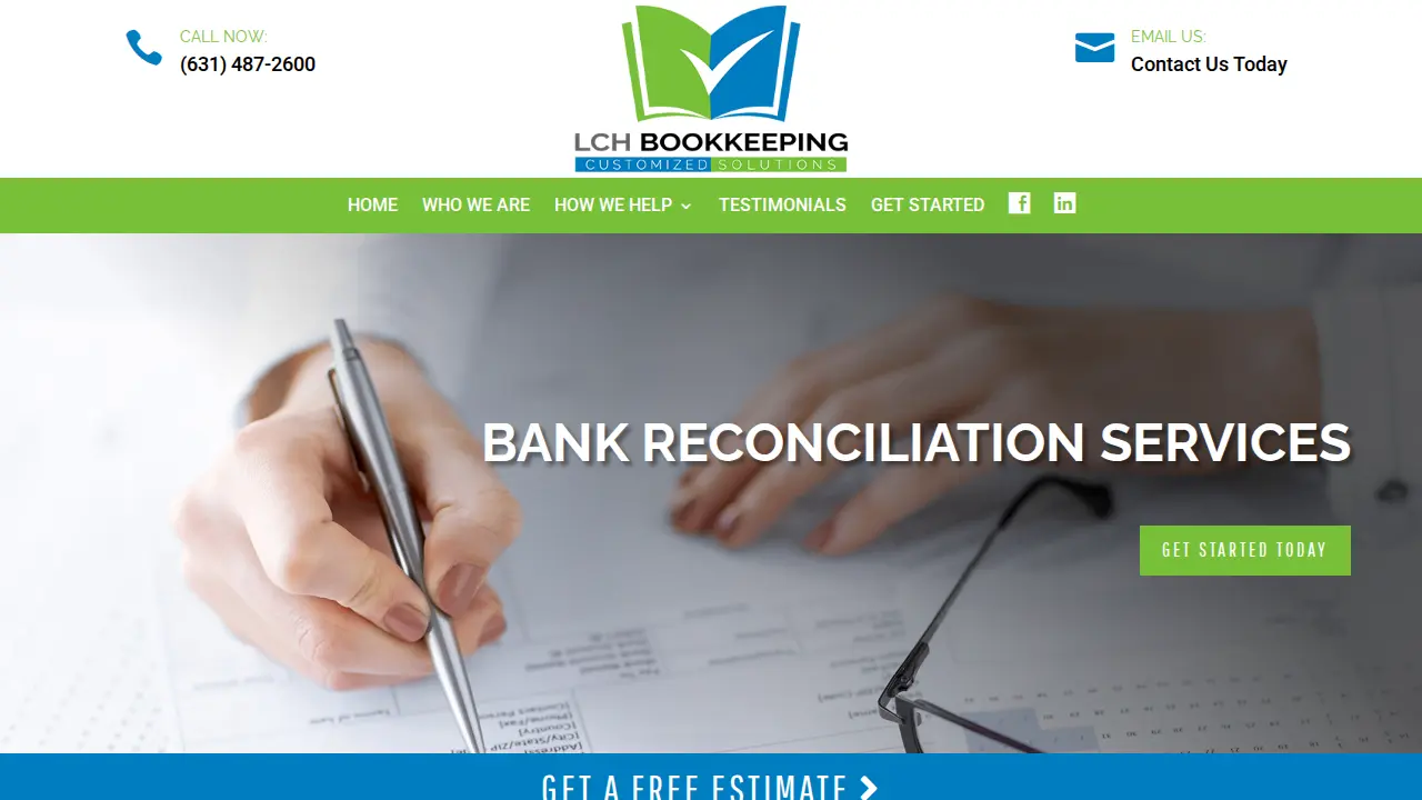 LCH Bookkeeping LLC page