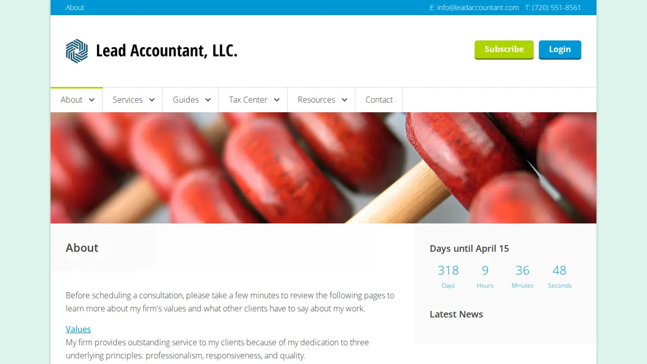Lead Accountant, LLC page