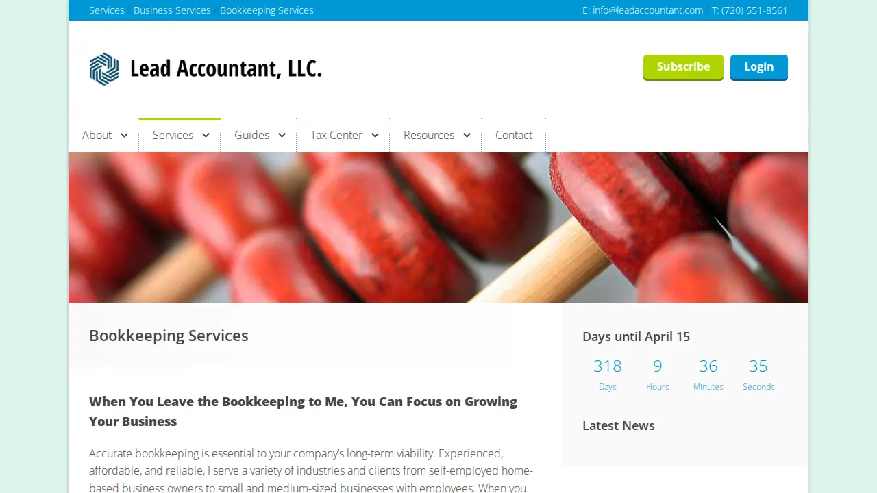 Lead Accountant, LLC page