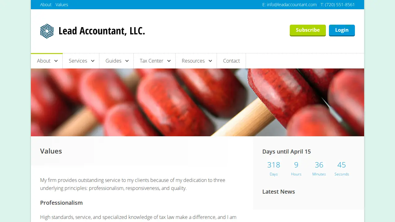 Lead Accountant, LLC page