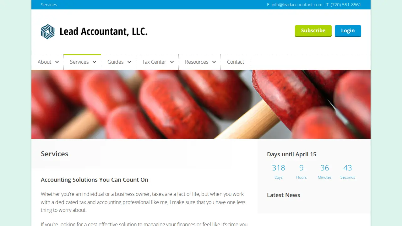 Lead Accountant, LLC page