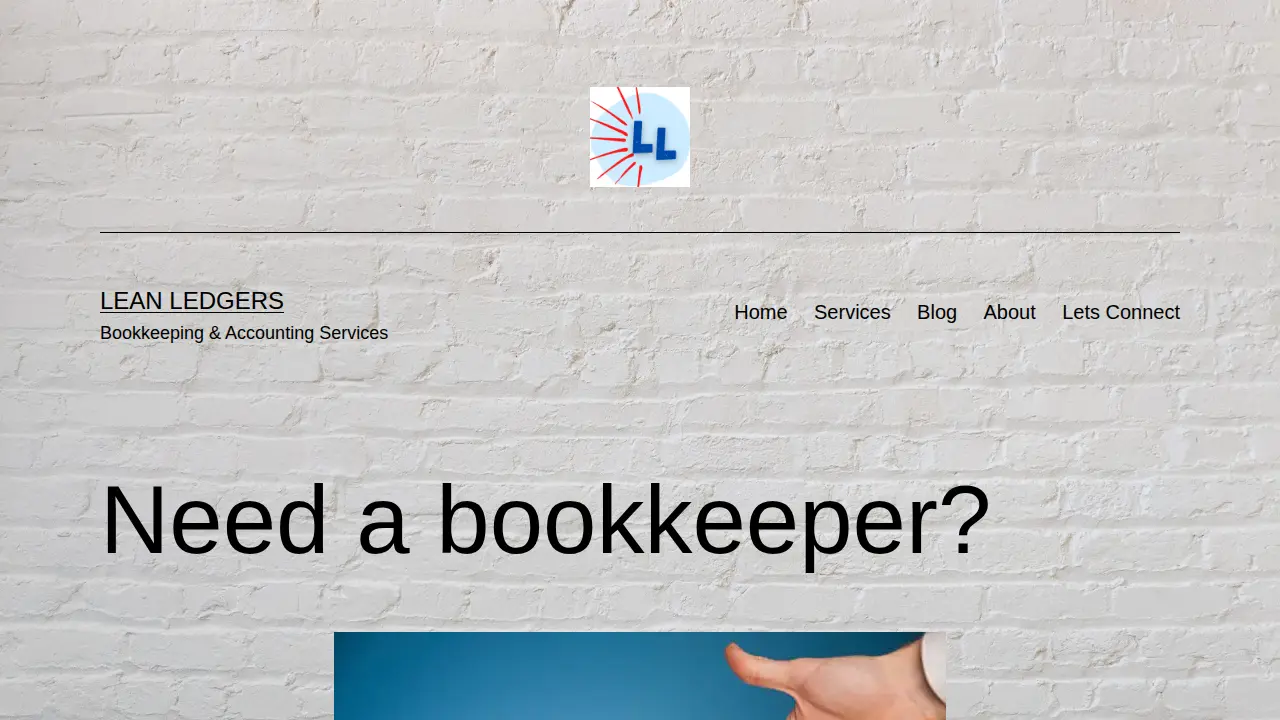 Lean Ledgers page