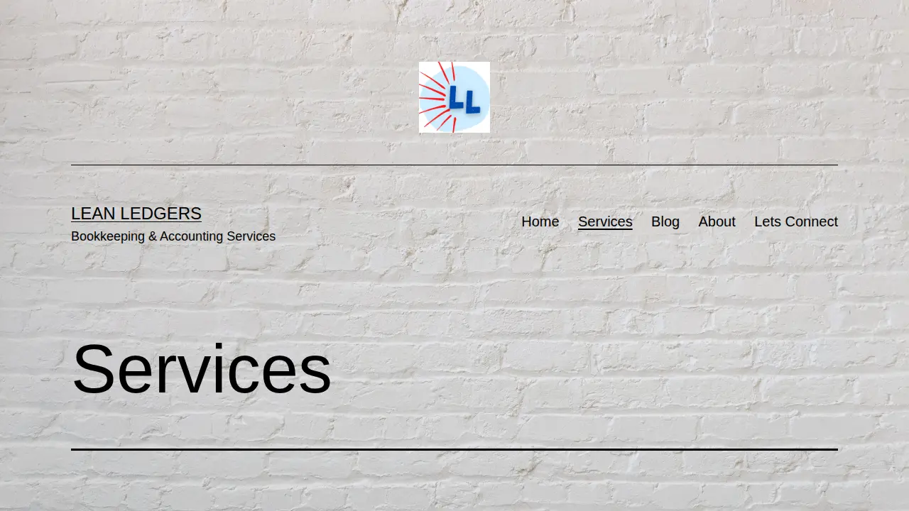 Lean Ledgers page