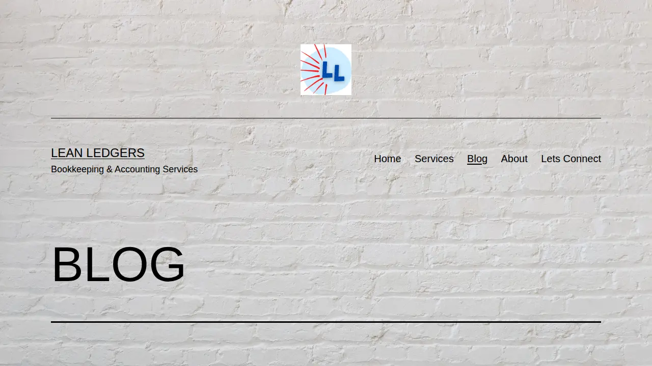 Lean Ledgers page