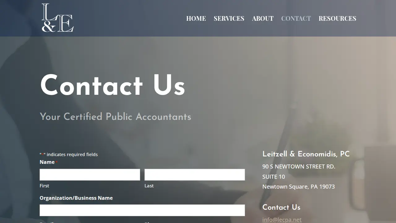 Leitzell & Economidis page