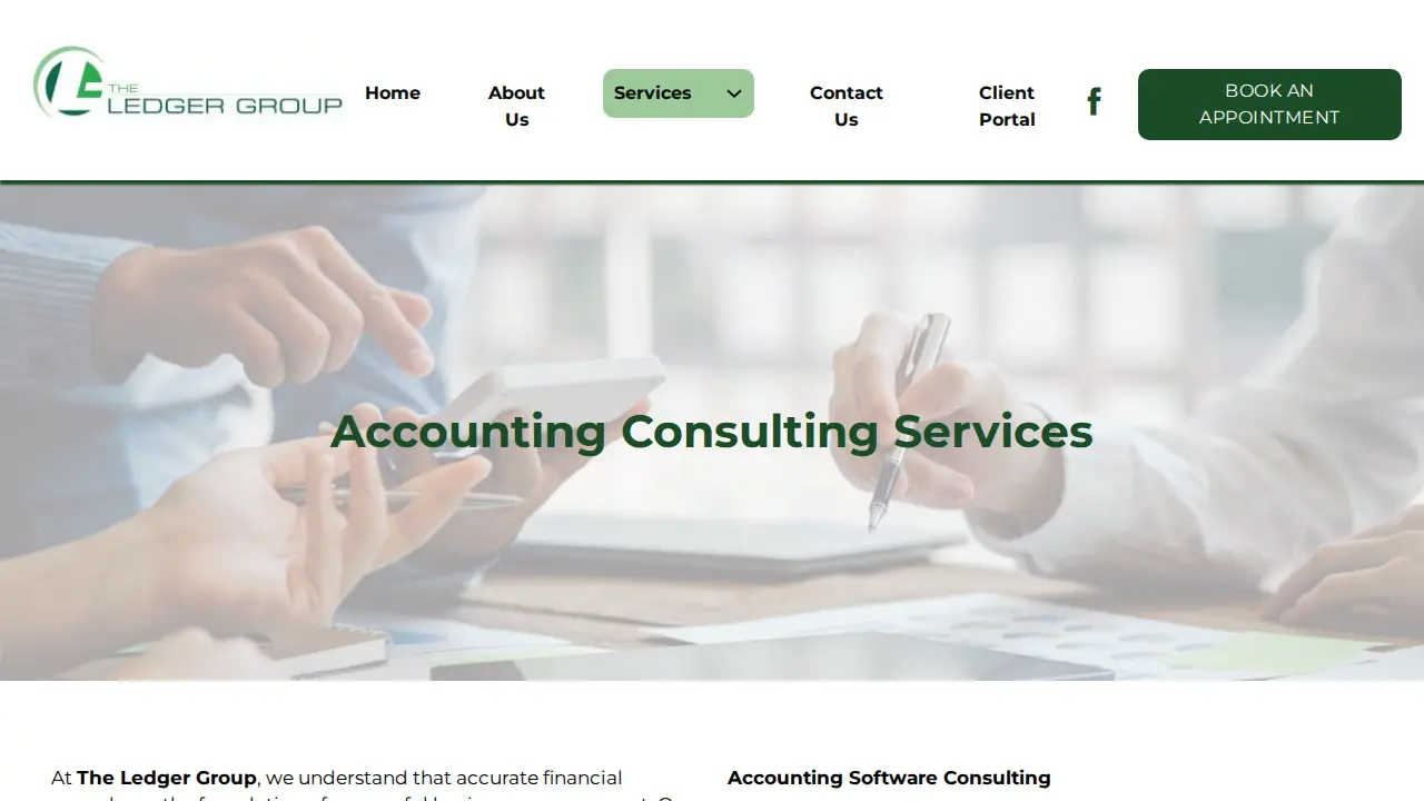 Ledger Group page