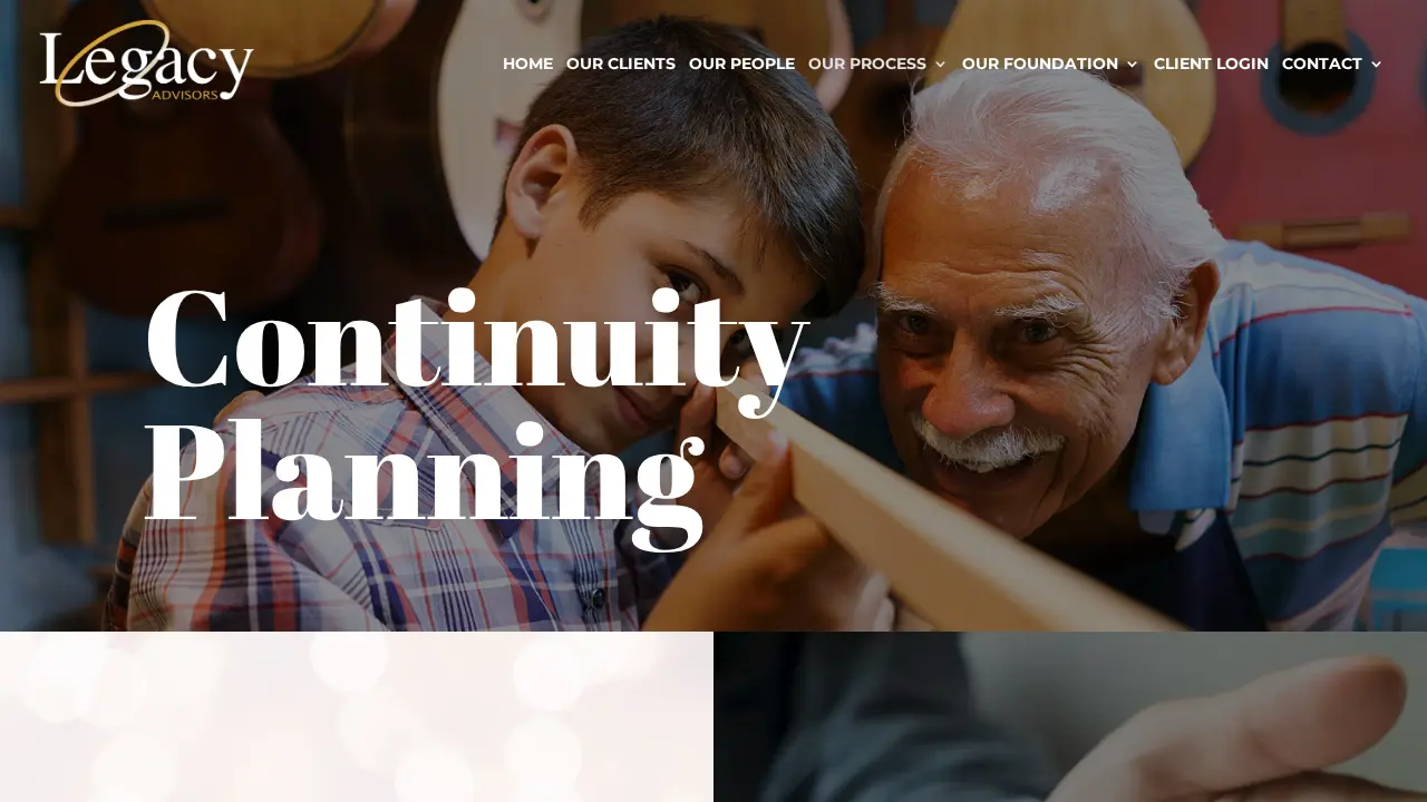Legacy Advisors LLC page