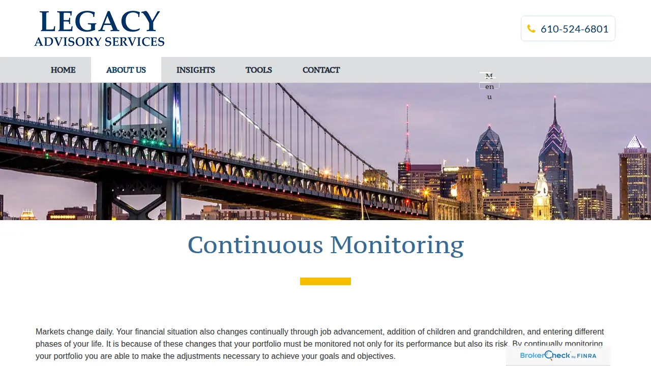 Legacy Advisory Services LLC page
