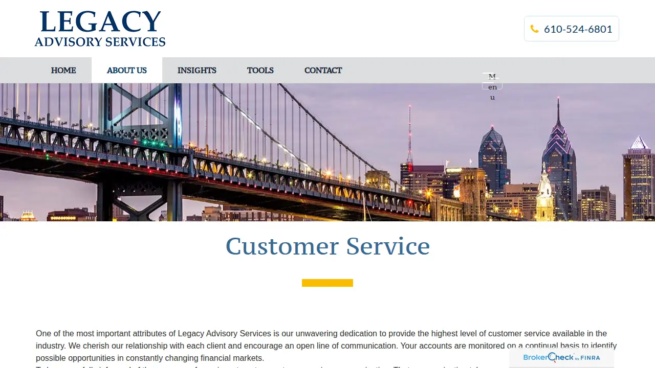 Legacy Advisory Services LLC page