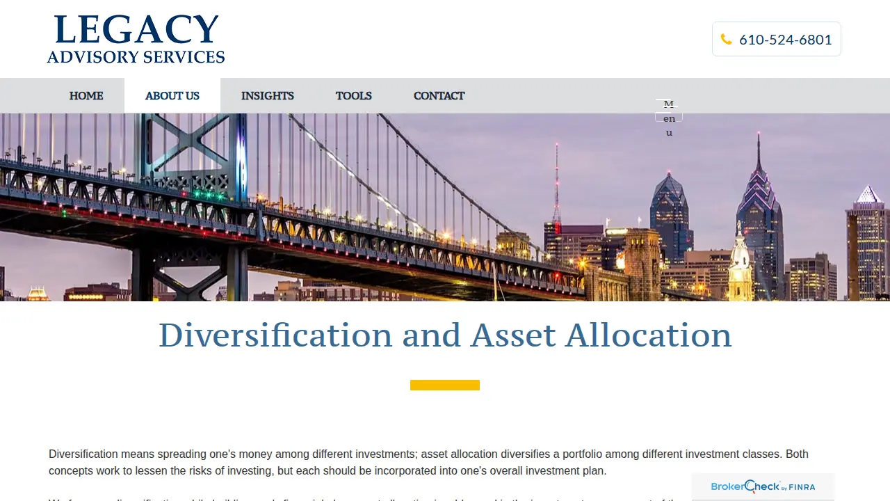 Legacy Advisory Services LLC page
