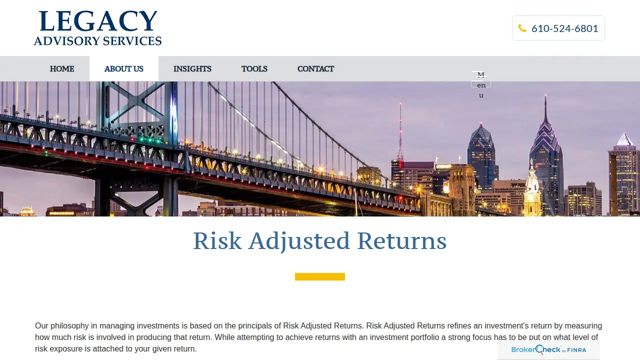 Legacy Advisory Services LLC page