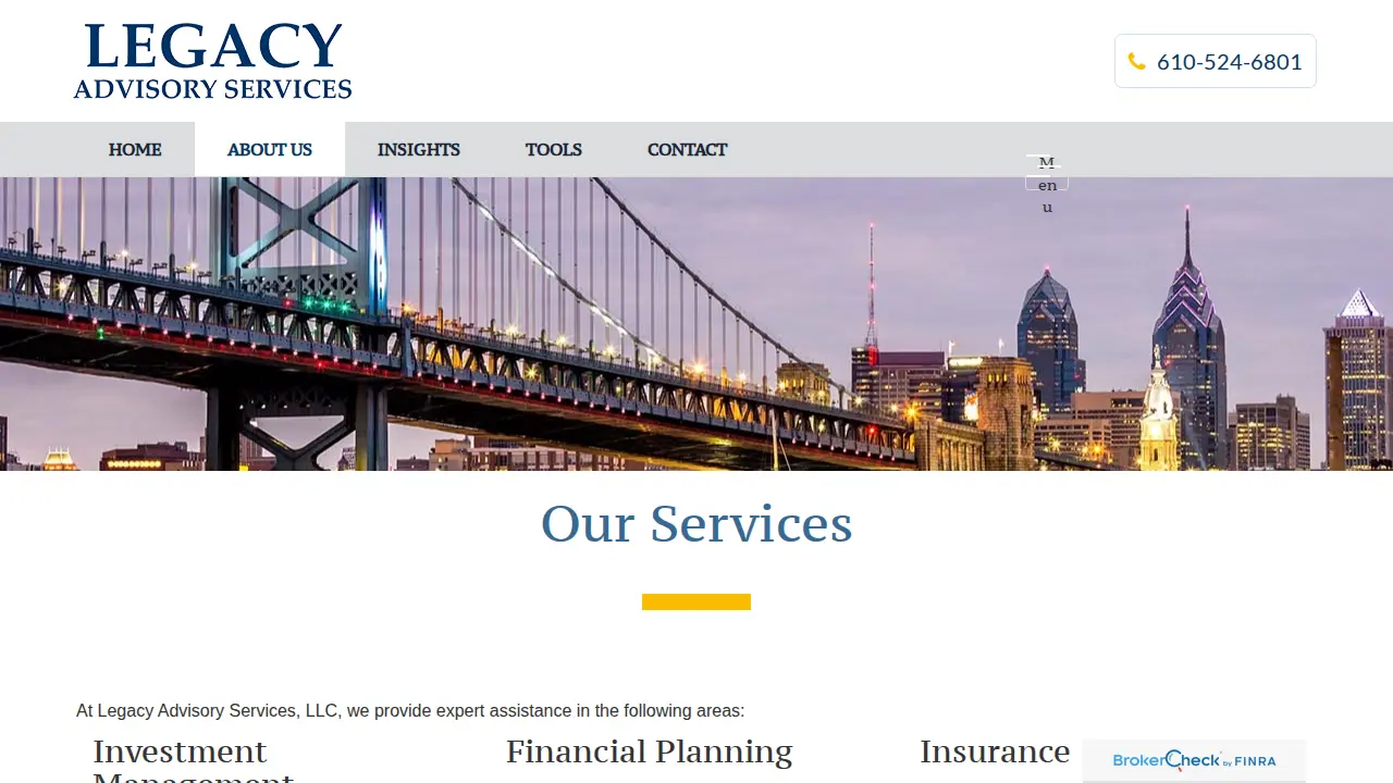Legacy Advisory Services LLC page