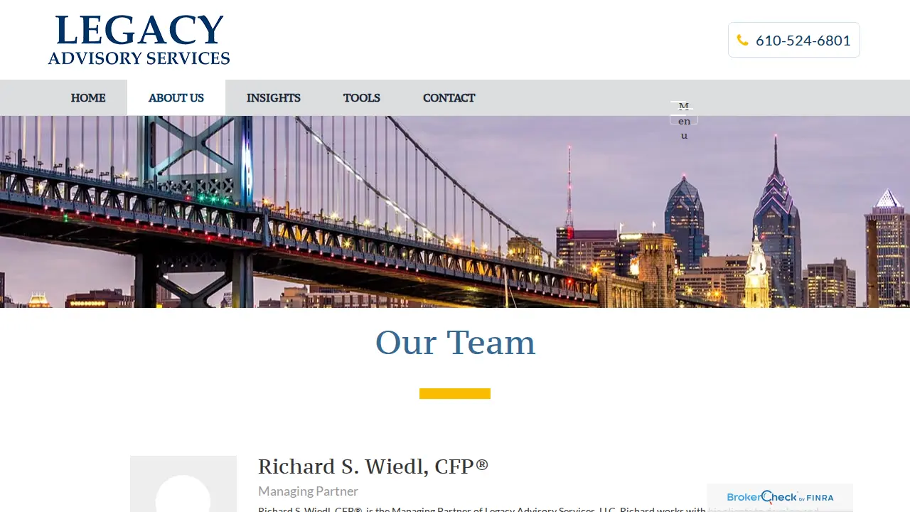 Legacy Advisory Services LLC page