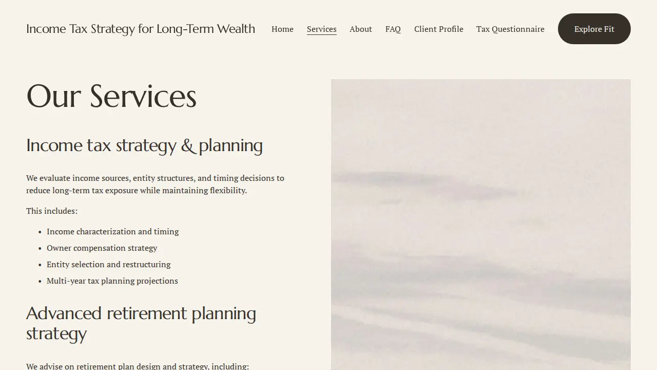 Legacy Tax Group LLC page