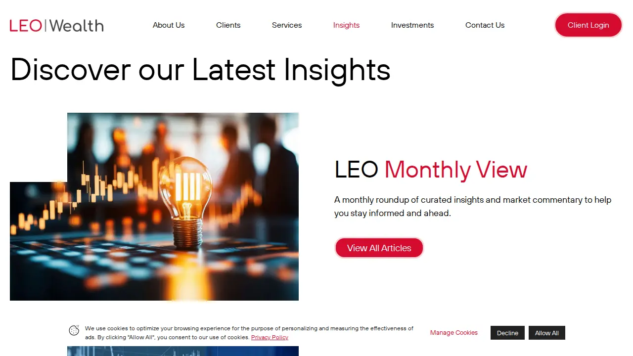 LEO Wealth page
