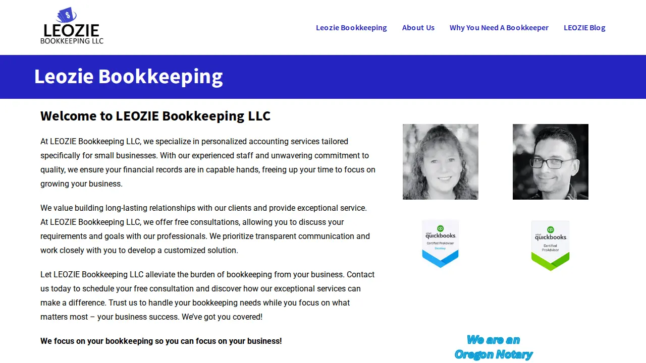 LEOZIE Bookkeeping LLC