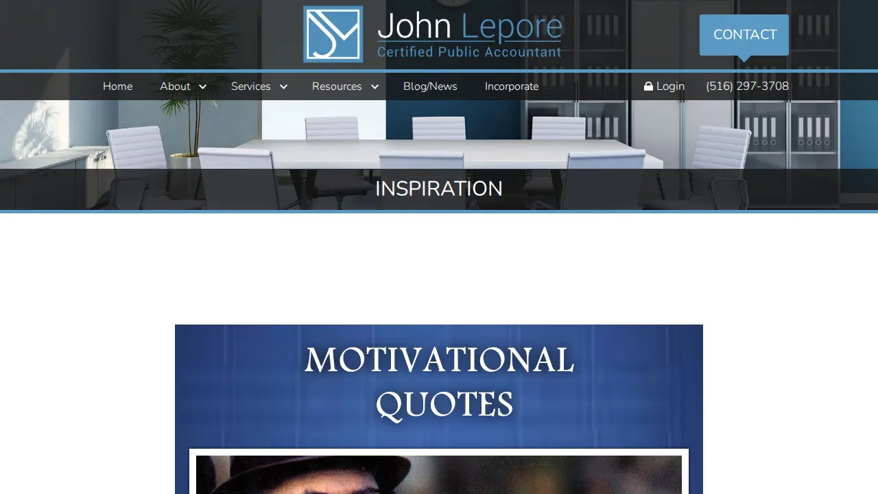 John Lepore, CPA page