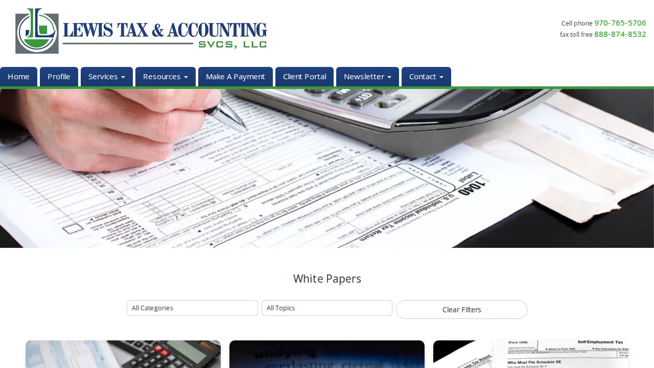 Lewis Tax & Accounting Svcs, LLC page
