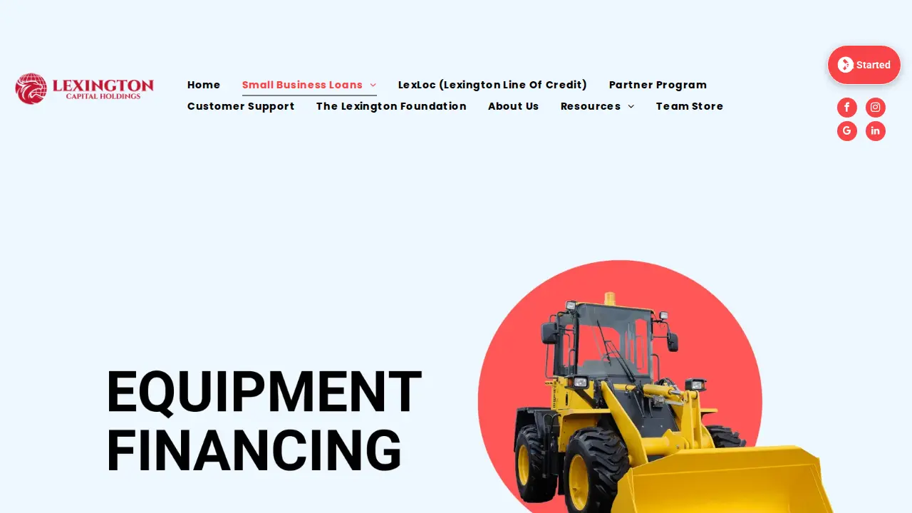 Lexington Capital Holdings page