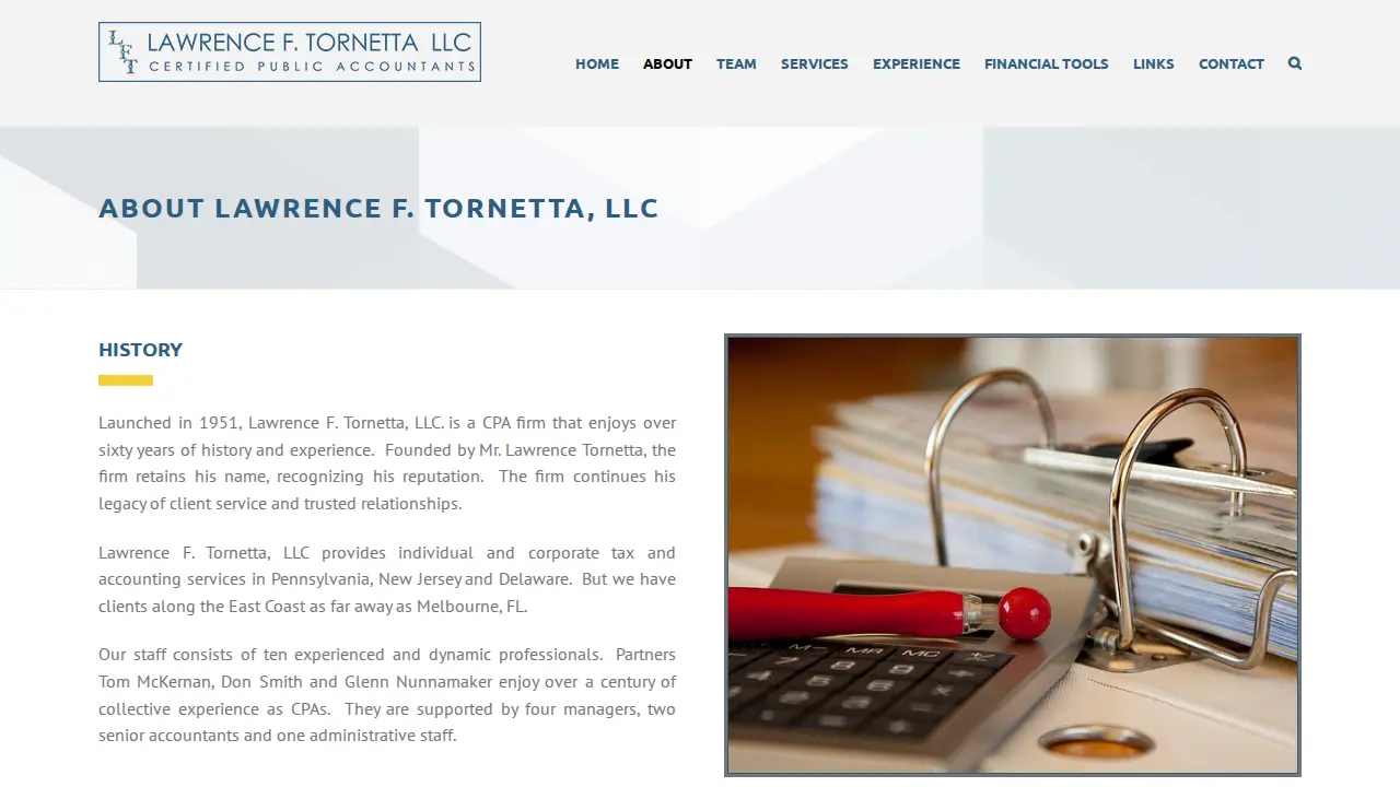 Lawrence F Tornetta Ltd page