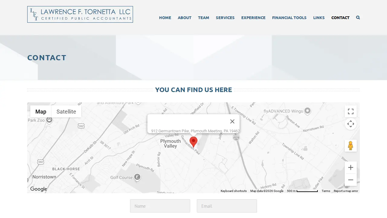 Lawrence F Tornetta Ltd page