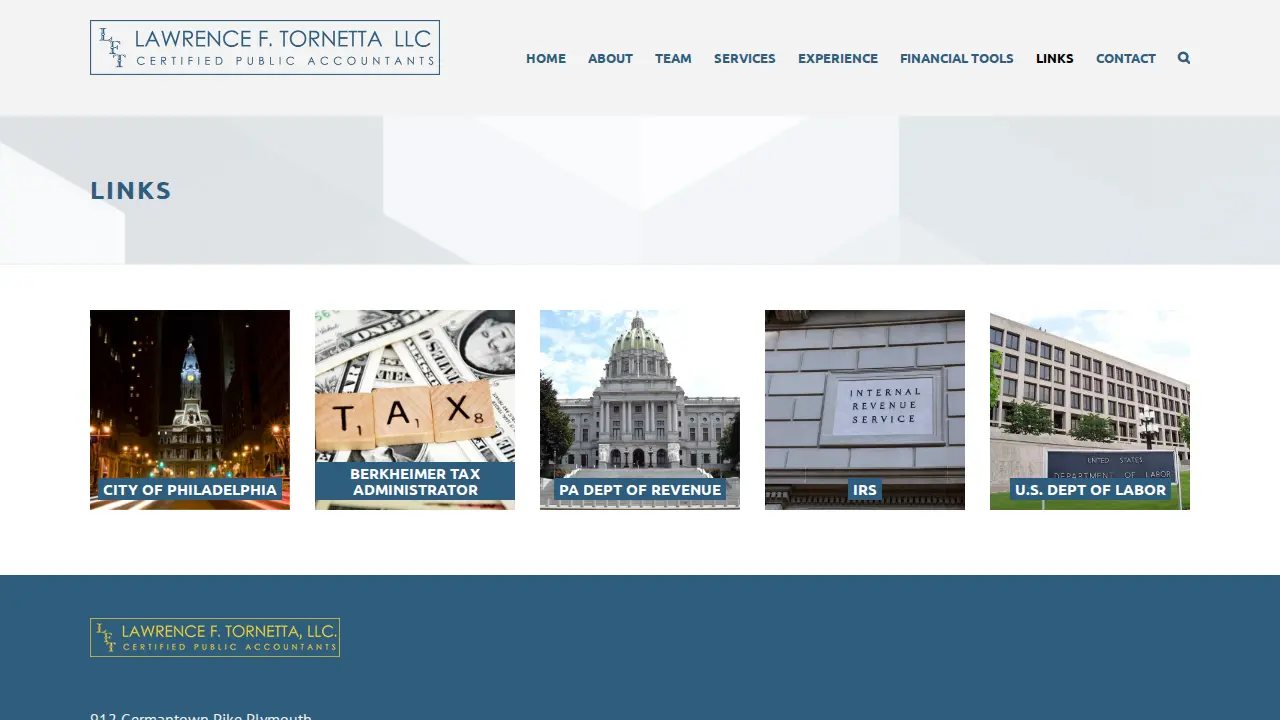 Lawrence F Tornetta Ltd page