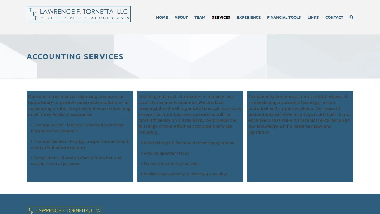 Lawrence F Tornetta Ltd page