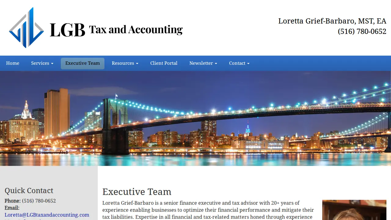 LGB Tax and Accounting page