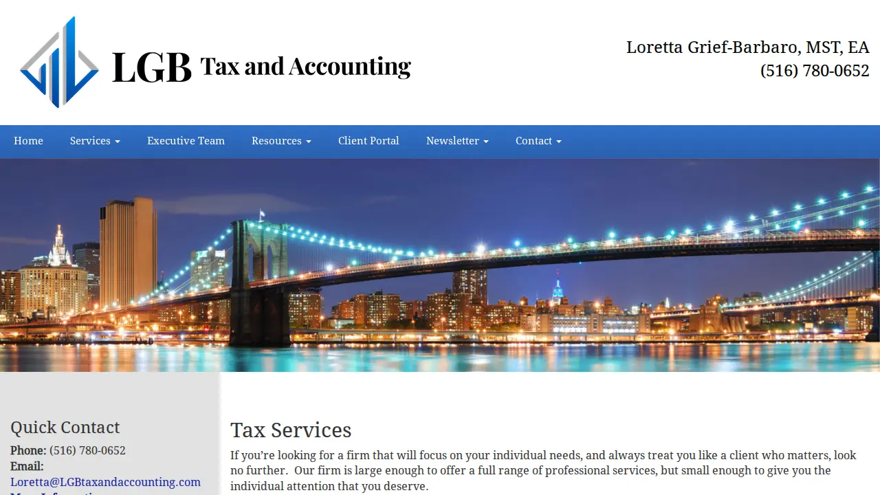 LGB Tax and Accounting page