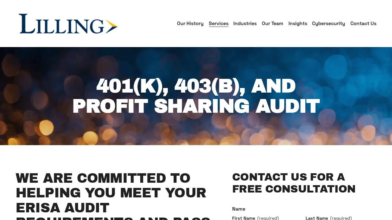 Lilling & Company LLP page