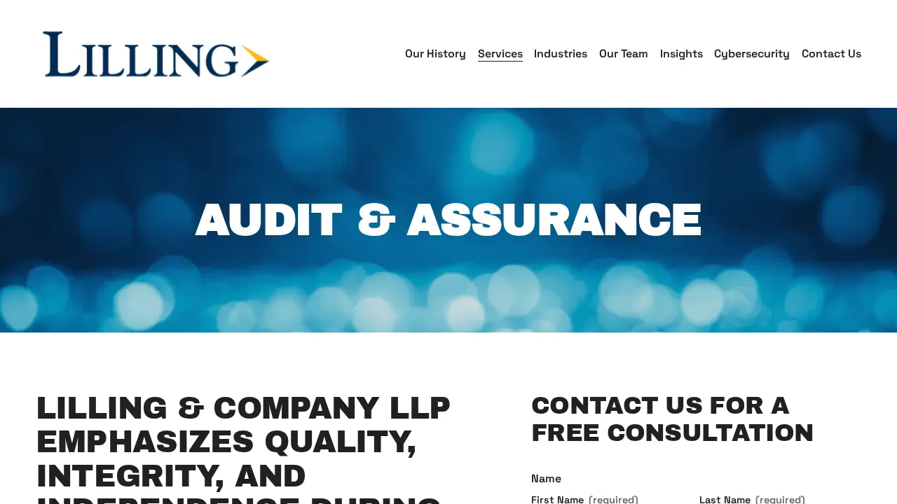 Lilling & Company LLP page