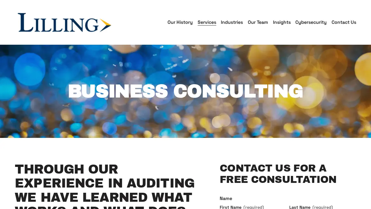 Lilling & Company LLP page
