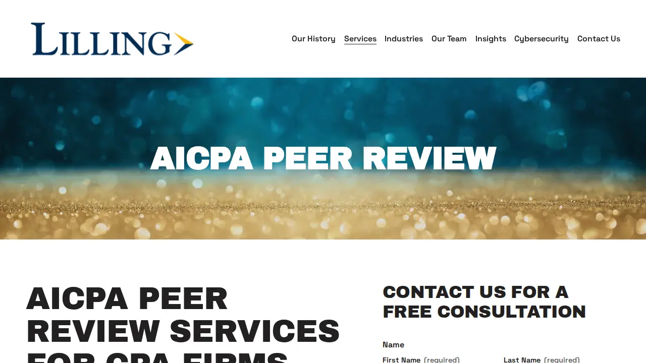 Lilling & Company LLP page