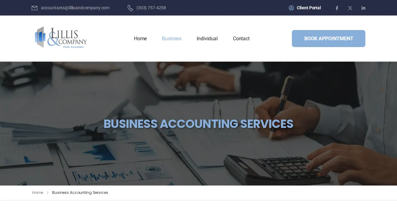 Lillis & Company page