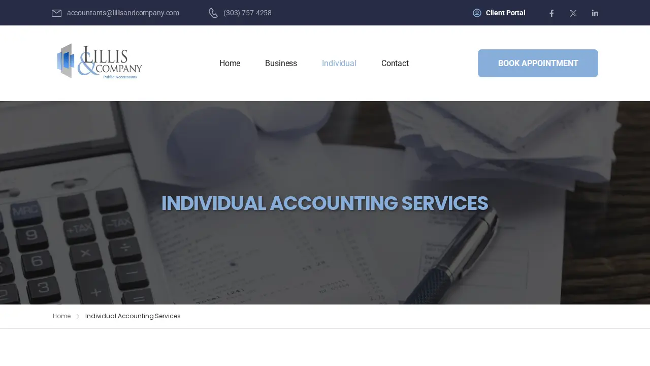 Lillis & Company page