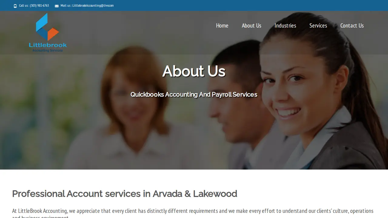 Littlebrook Accounting Services page