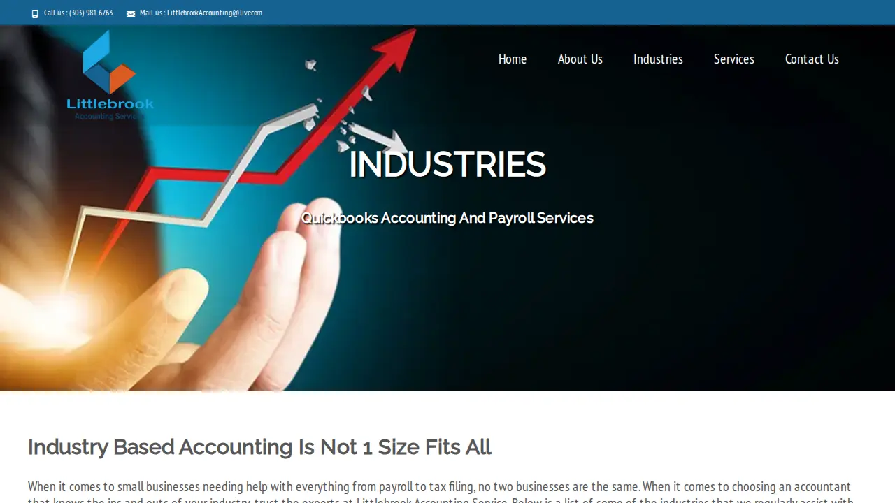 Littlebrook Accounting Services page