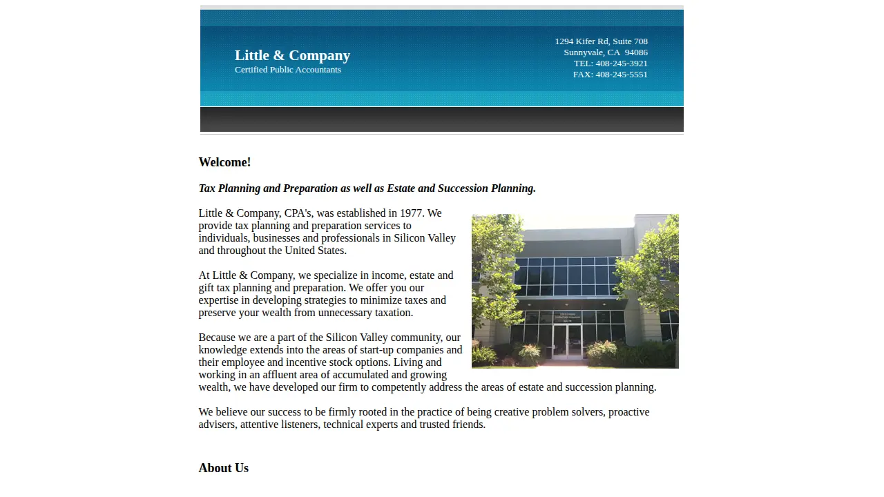 Little & Co CPA's page