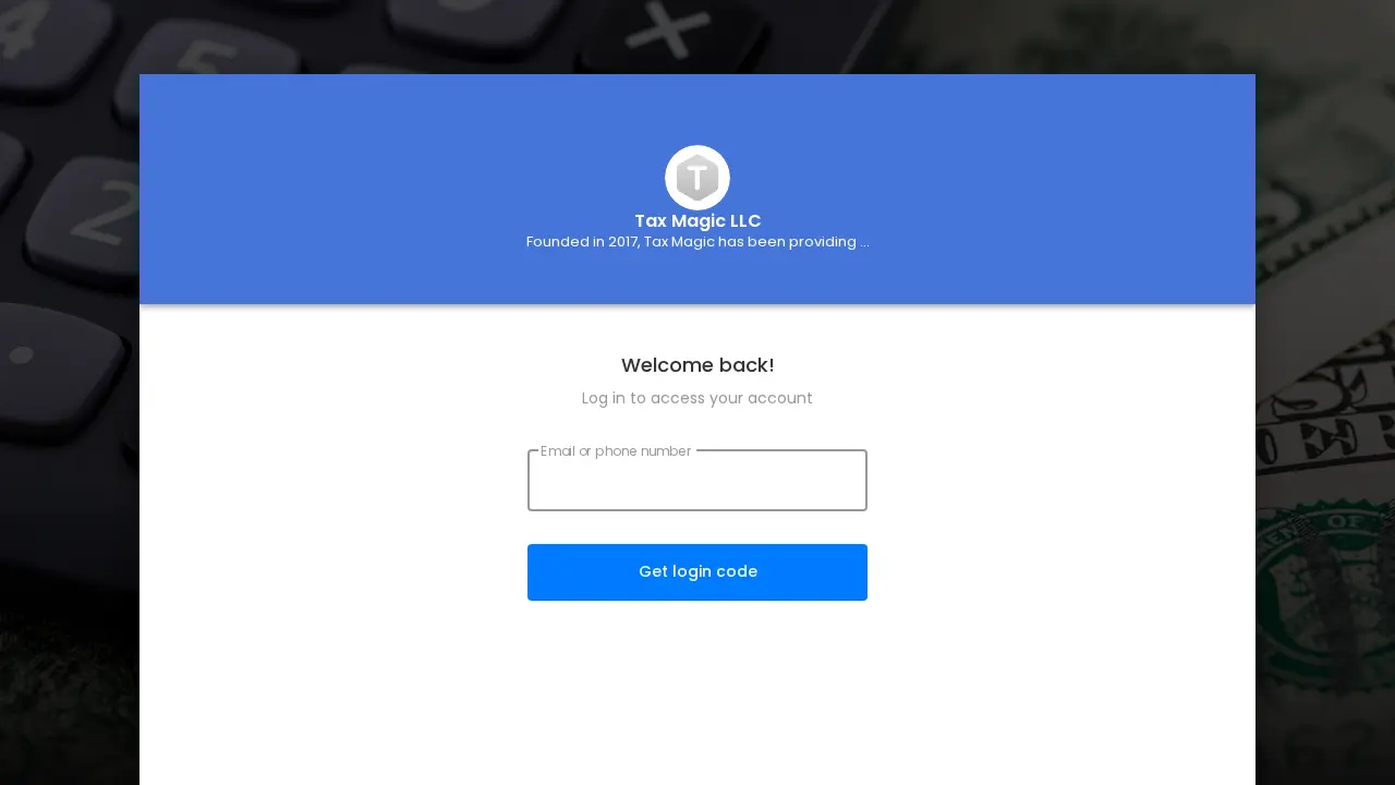 The File Clerk Tax & Financial Services page